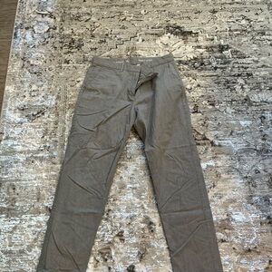 GAP Factory Gray Trousers with Straight-Cut Legs